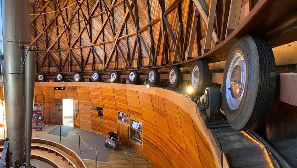 Interior of the Clark Telescope at the Lowell Observatory